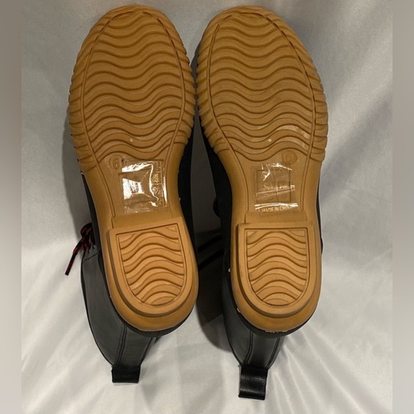 Sociology Joan Black Shearling Lined Duck Boots, size 6 - Picture 6 of 6